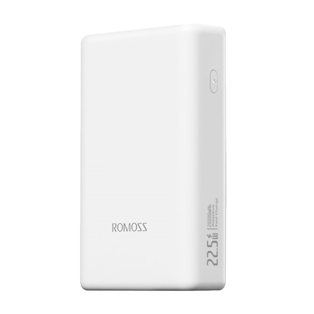 Romoss Pac20 20000mAh 22.5W Fast Charge Power Bank – White