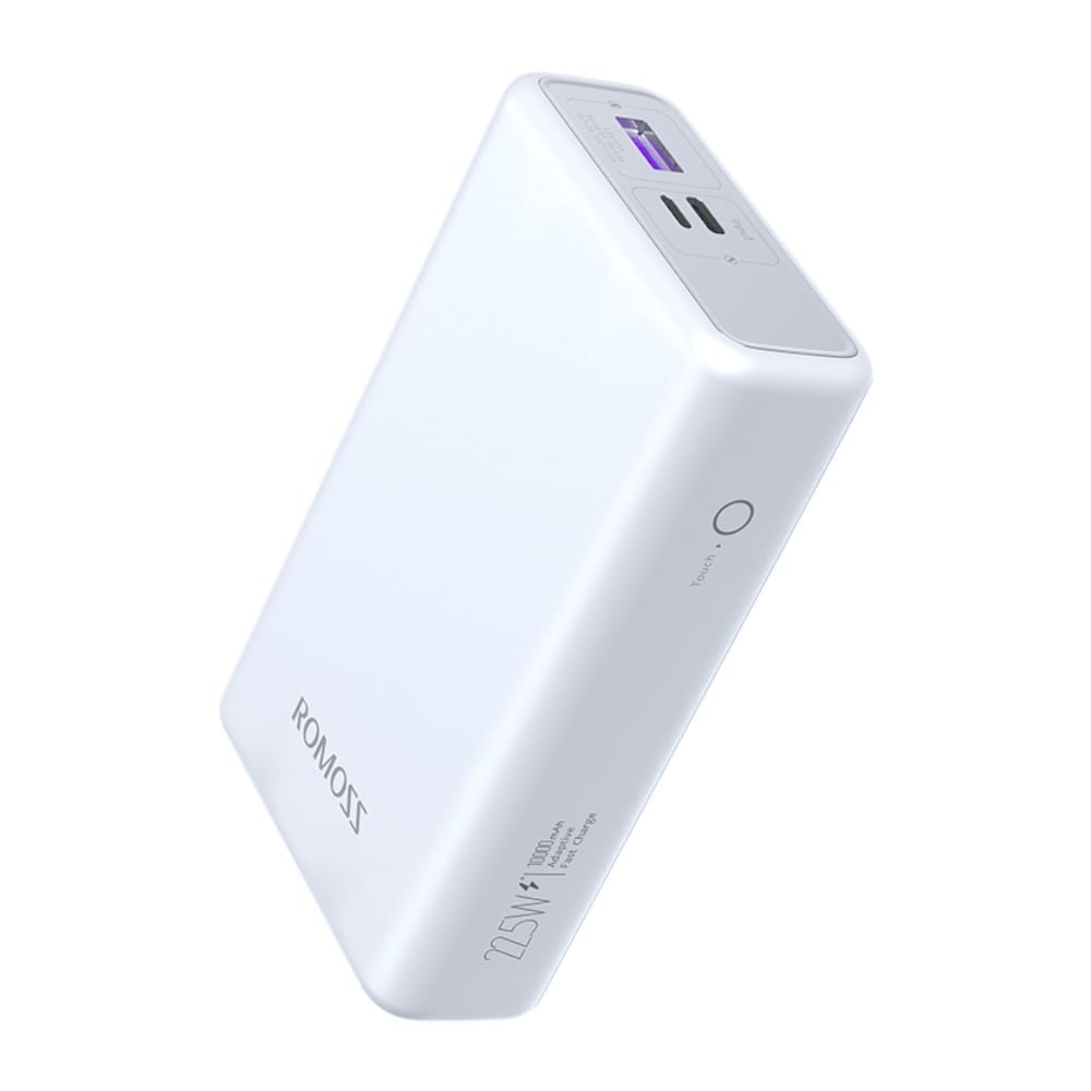 Romoss Pac10 10000mAh 20W Fast Charge Power Bank – White
