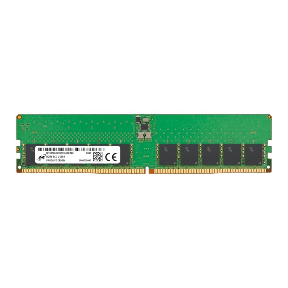 Micron Mtc20c2085s1ec48ba1r 32GB 4800MHz DDR5 Ecc CL40 Udimm Memory