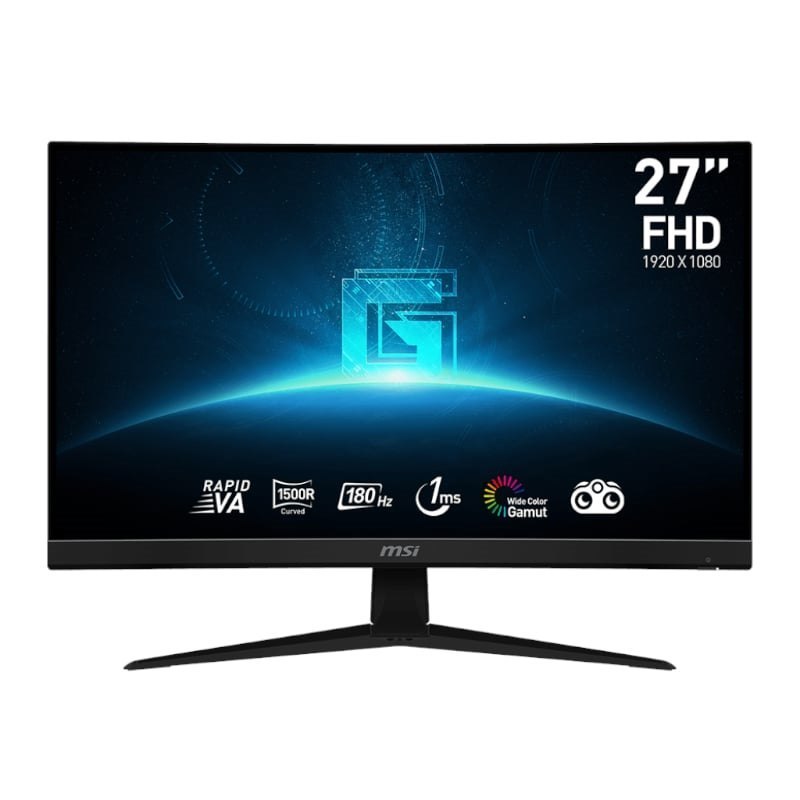 Msi G27C4 E3 27" Gaming Monitor 1920 X 1080 (FHD) Va 170Hz FreeSync Premium Hdmi Displayport Tilt Black