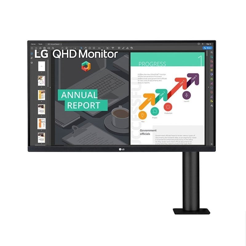 LG 27" Ips Panel QHD Monitor - 75Hz