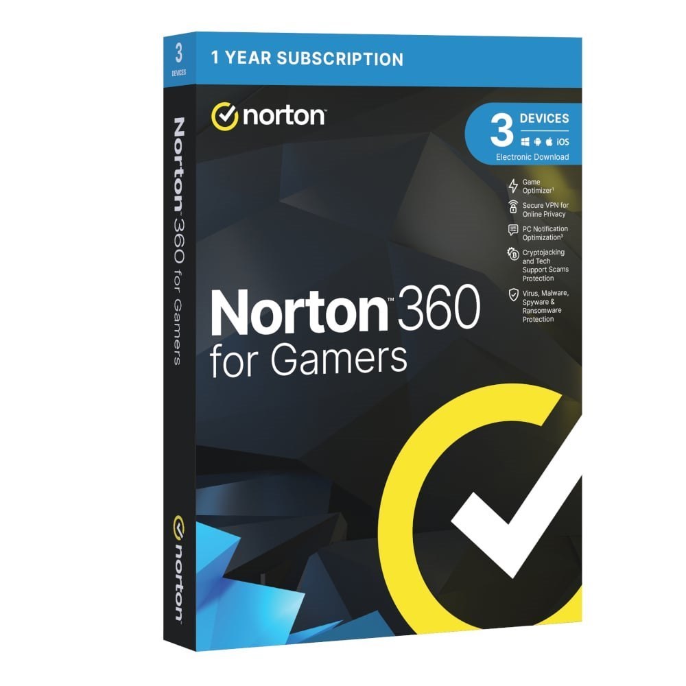 Norton 360 For Gamers (3 Device/Up To 50GB)