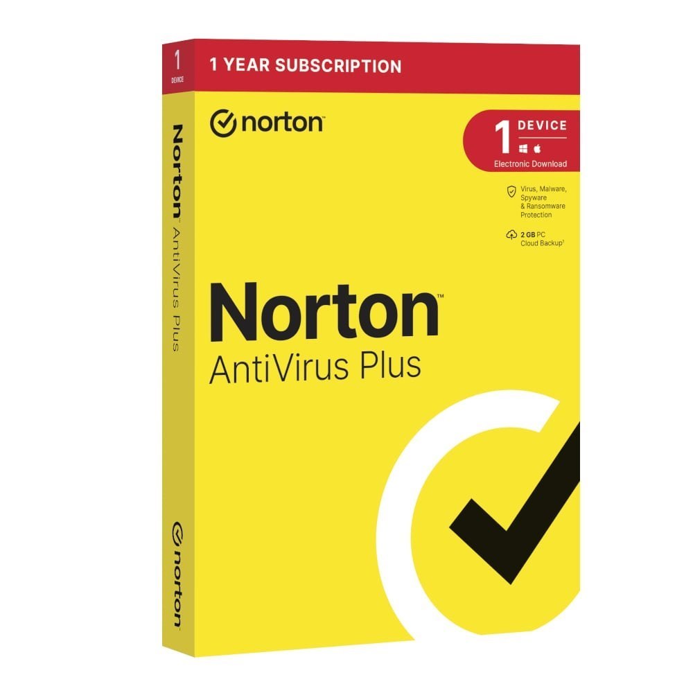 Norton Antivirus Plus (1 Device/Up To 2GB)
