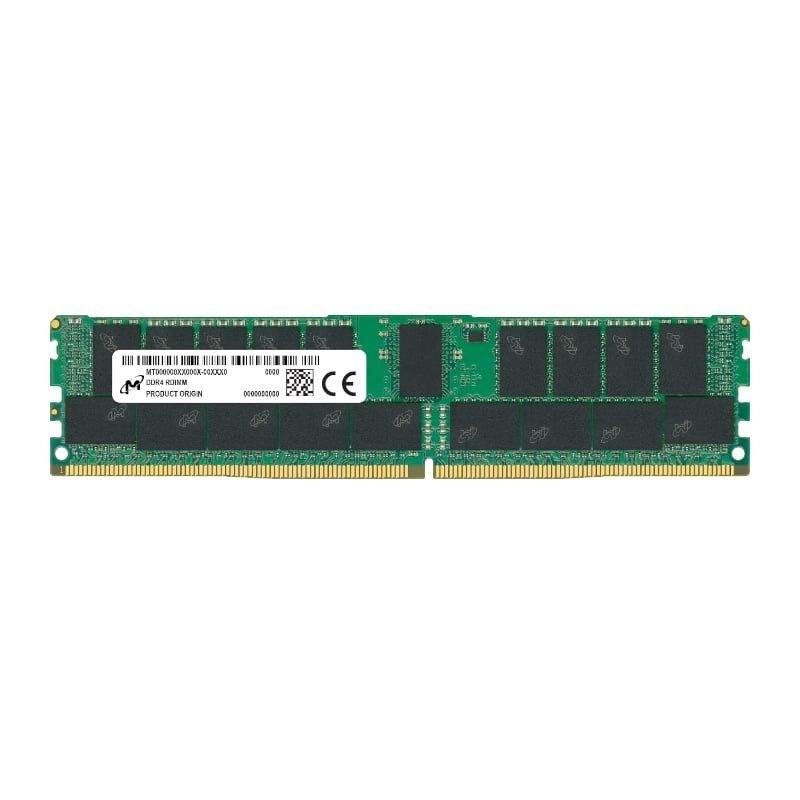 Micron Mta36asf8g72pz-3G2r 64GB 3200MHz DDR4 Rdimm Memory