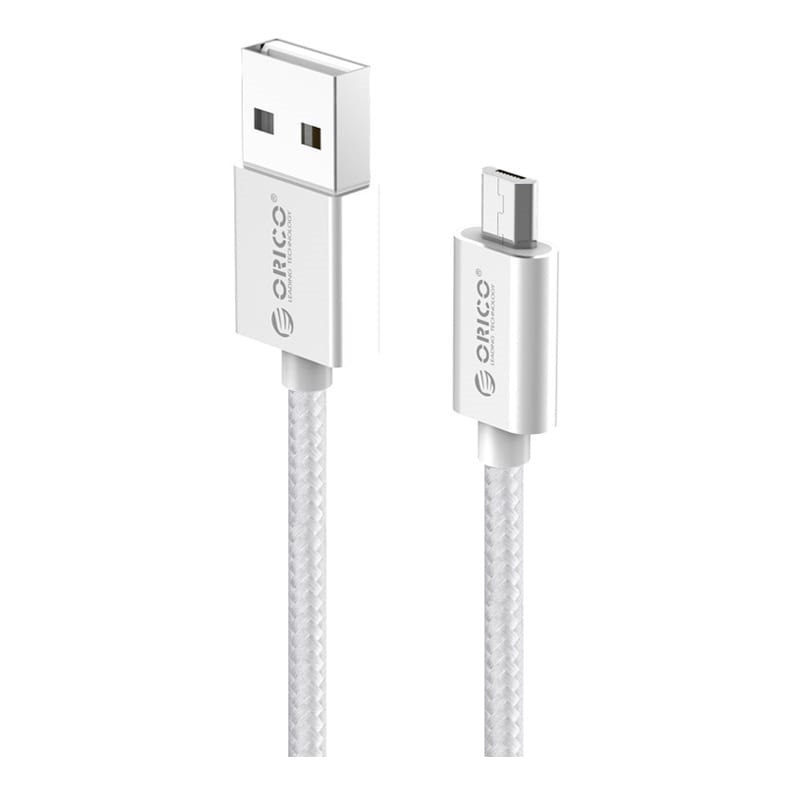 Orico Micro Usb Braided Charging Data Cable Silver 1M