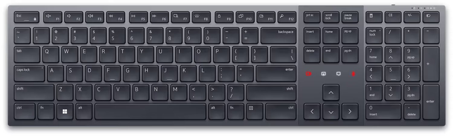 Dell Premier Collaboration Keyboard - KB900 - Us International (Qwerty)