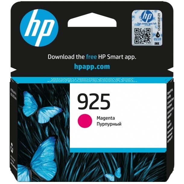 HP 925 Original Inkjet Ink Cartridge - Magenta - 1 / Pack