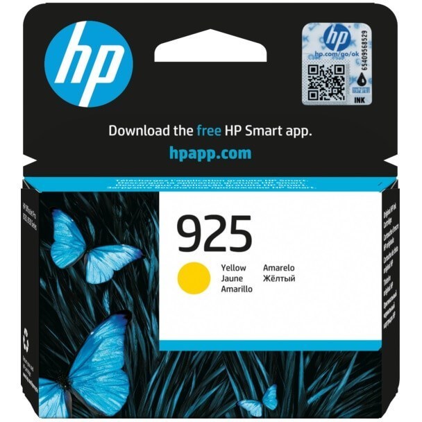 HP 925 Original Inkjet Ink Cartridge - Yellow - 1 / Pack