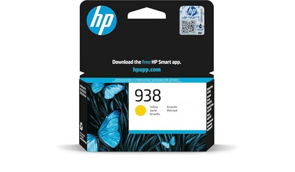 HP 938 Original Inkjet Ink Cartridge - Yellow Pack