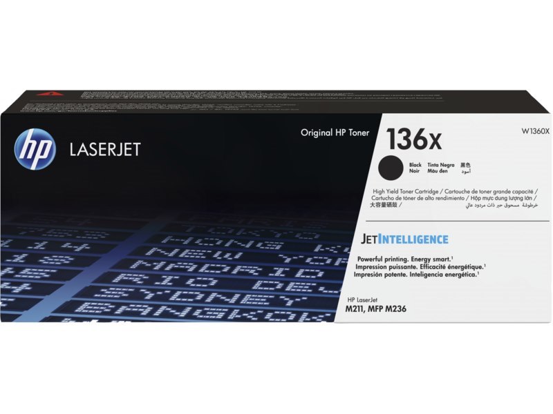 HP 136X Original High Yield Laser Toner Cartridge - Black Pack