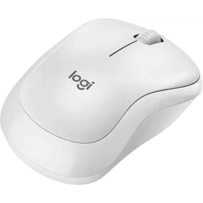 Logitech Silent M240 Mouse - Bluetooth - Optical - 3 Button(s) - 1 Programmable Button(s) - Off White