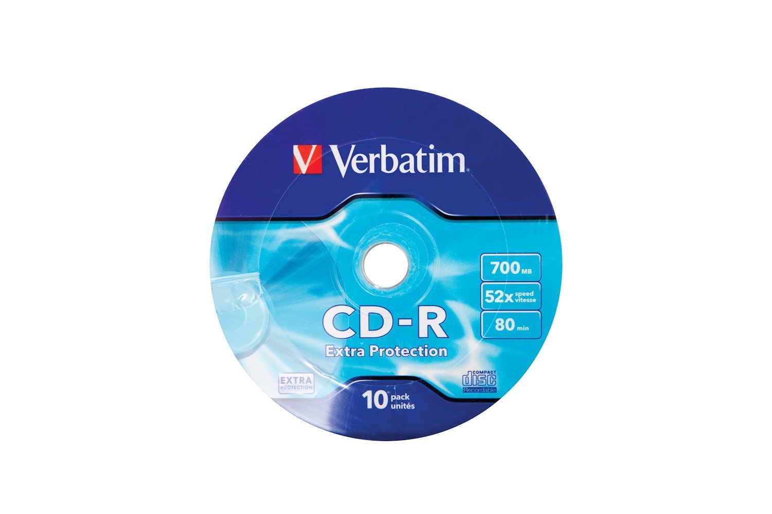 Verbatim CD Recordable Media - CD-R - 52x - 700 MB - 10