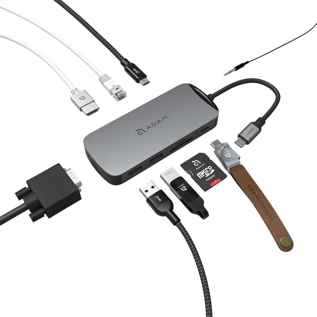 Apple Adam Elements Casa Hub X Usb-C 10-In-1- Space Grey