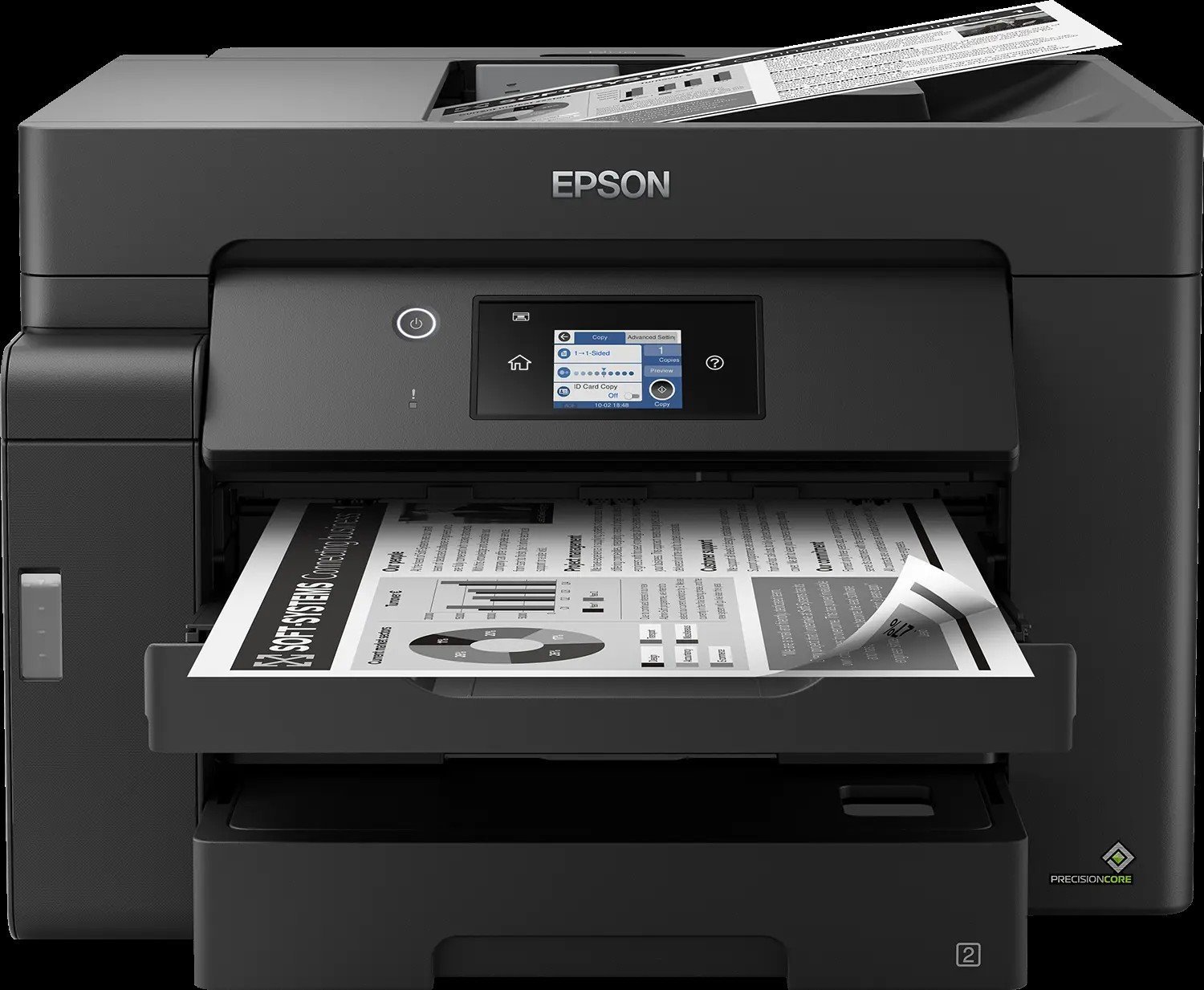 Epson 34PPM Mono A3 Print Scan Copy Fax USB/USBHost Wi-Fi/Wi-FiDirect Ethernet AutoDuplexPrint&Scan Adf Small Ink In Box