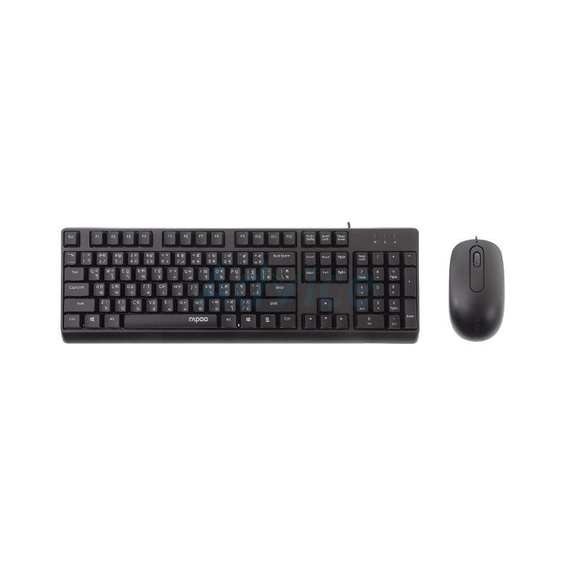 Rapoo X130pro - Wired Optical Keyboard And Mouse Combo