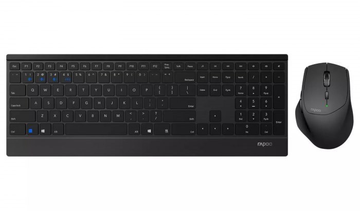 Rapoo 9500M - Multi-Mode Ultra Slim Wireless Desktop Set