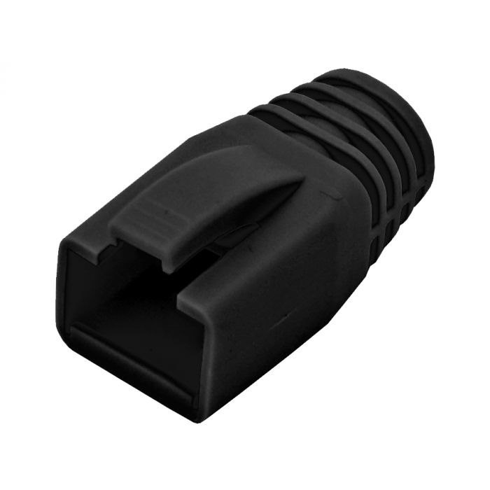 Linkbasic Black Boots For RJ45-6FTP