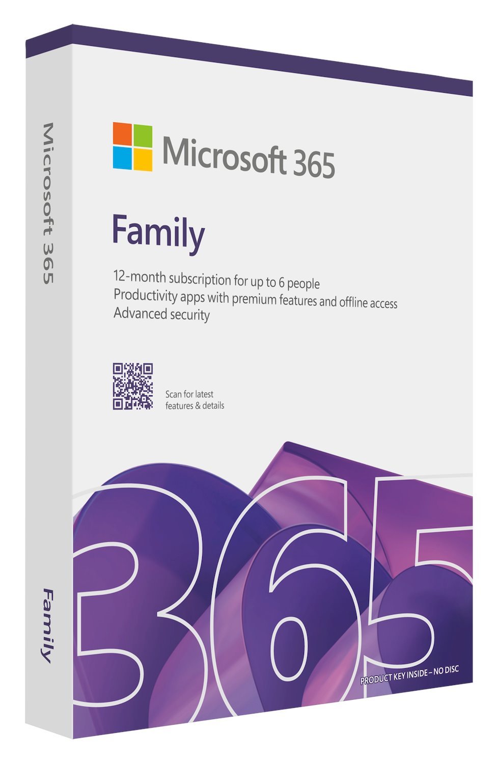Microsoft 365 Family Africa Only Medialess 1 Year Subscription