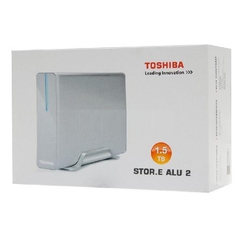 Toshiba 1.5TB Toshiba StorE Alu2 3.5" Usb 2.0 External HD, Silver