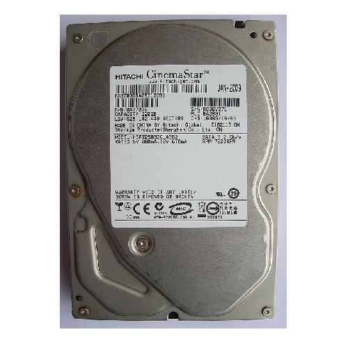 Hitachi 500GB HGST - CinemaStar 3.5" Sata 3.0Gb/s 7200RPM 8MB Desktop HD