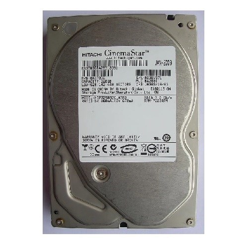 Hitachi 500GB HGST - CinemaStar 3.5" Sata 3.0Gb/s 7200RPM 8MB Desktop HD