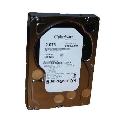 Western Digital 2TB Western Digital 3.5" Sas 7200RPM 32MB Enterprise (CWD Branded) Server HD