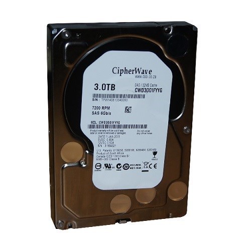 Western Digital 3TB Western Digital Enterprise (CWD Branded) 3.5" Sas 7.2K RPM Enterprise Server HDD