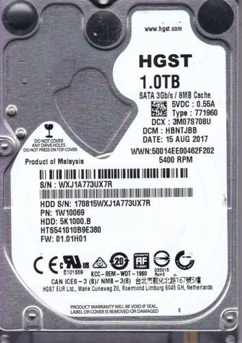 Western Digital 1TB HGST / WD Notebook 2.5" SFF, SATA-6Gbps, HDD