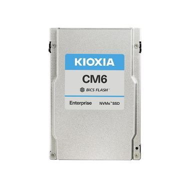 Kioxia 3.84TB (3840GB) Kioxia , Condor CM6-R, NVMe PCIe 4X4, 2.5" (U.3) Enterprise Performance (1.4M Iops / 6,900MB/s) SSD