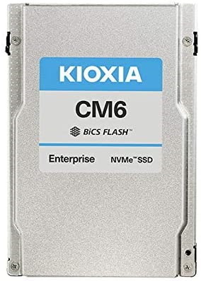 Kioxia 7.68TB Kioxia CM6-R, SFF 2.5" U.3, Pci Express 4.0, 3D BiCS Flash, NVMe (1 DWPD) 1.4M Iops, PCIe Gen4 X4, Enterprise Performance SSD