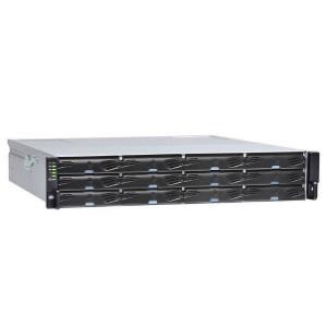 Infortrend EonStor DS 1000 Gen2 - 2U/12bay (LFF 3.5"), High Iops Solutions, Dual Redundant Infortrend Controller Subsystem Including 2x12Gb Sas Exp. Ports, 8x1G Iscsi Ports +2X Host Board Slot(S), 4X8