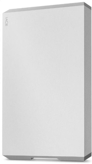 LaCie 1TB LaCie, Usb 3.1, Type-C, Moon Silver, Mobile Drive, (Oem Packaged/Not Retail)