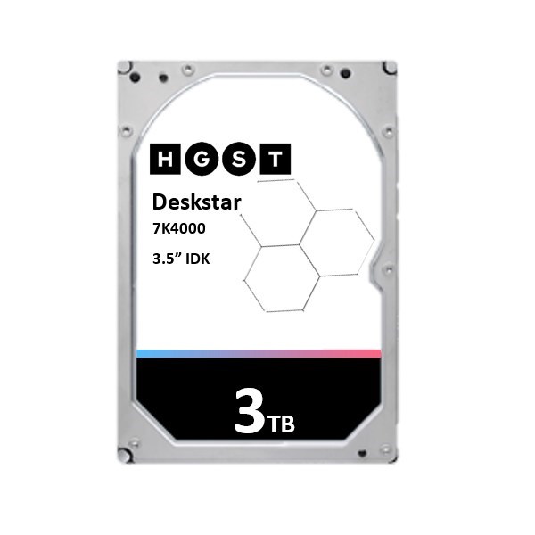 HGST 3TB HGST - 3.5" Sata 7200RPM 64MB Internal HD (Pulled)