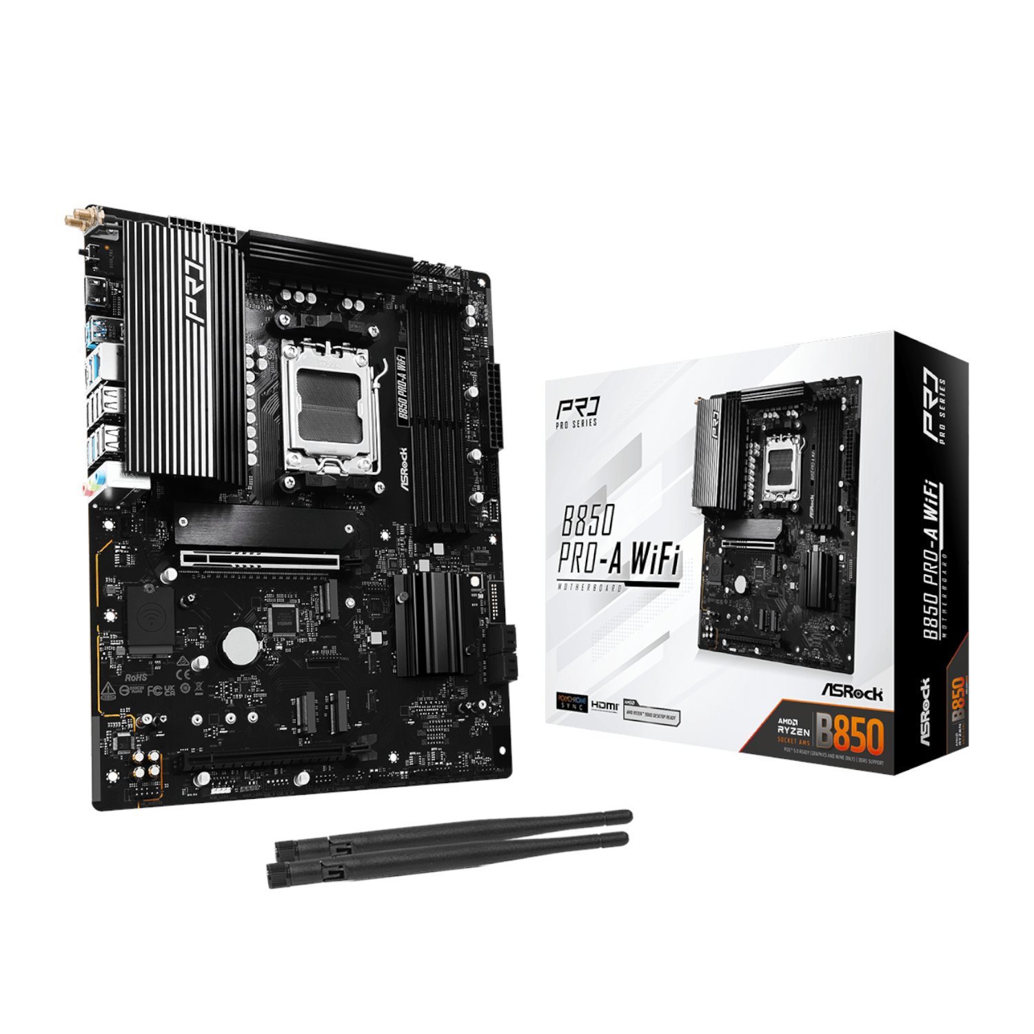 ASRock B850 Pro-A Wi-Fi Am5 Atx Motherboard