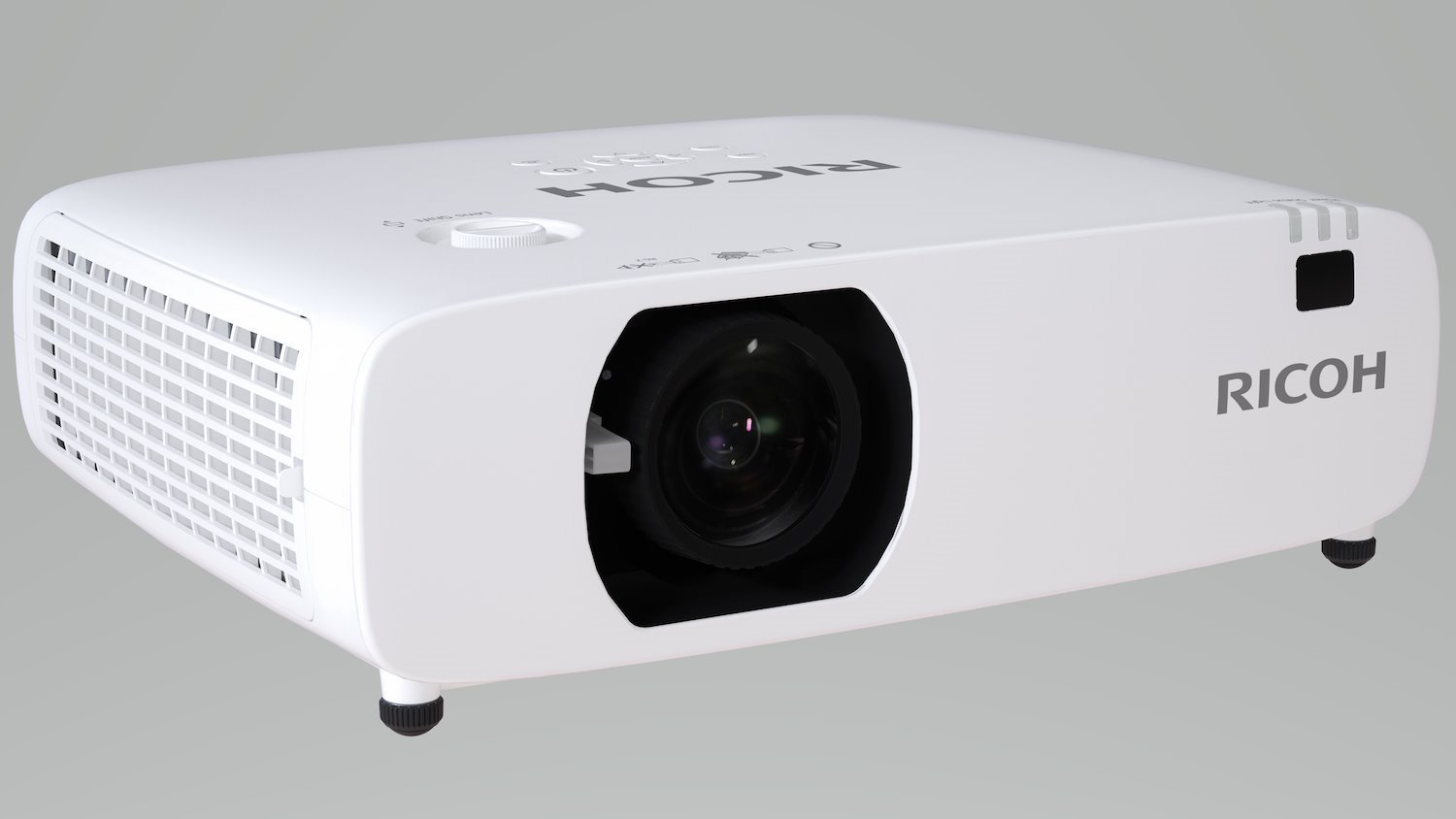 Ricoh Wuxga 1920X1200 5200 Lumens Usb Memory Projection 3LCD Laser Projector With 1x16W Speaker Zoom Focus And Lens Shift 20K Hour Light-Source Life -3 Year Carry-In Warranty