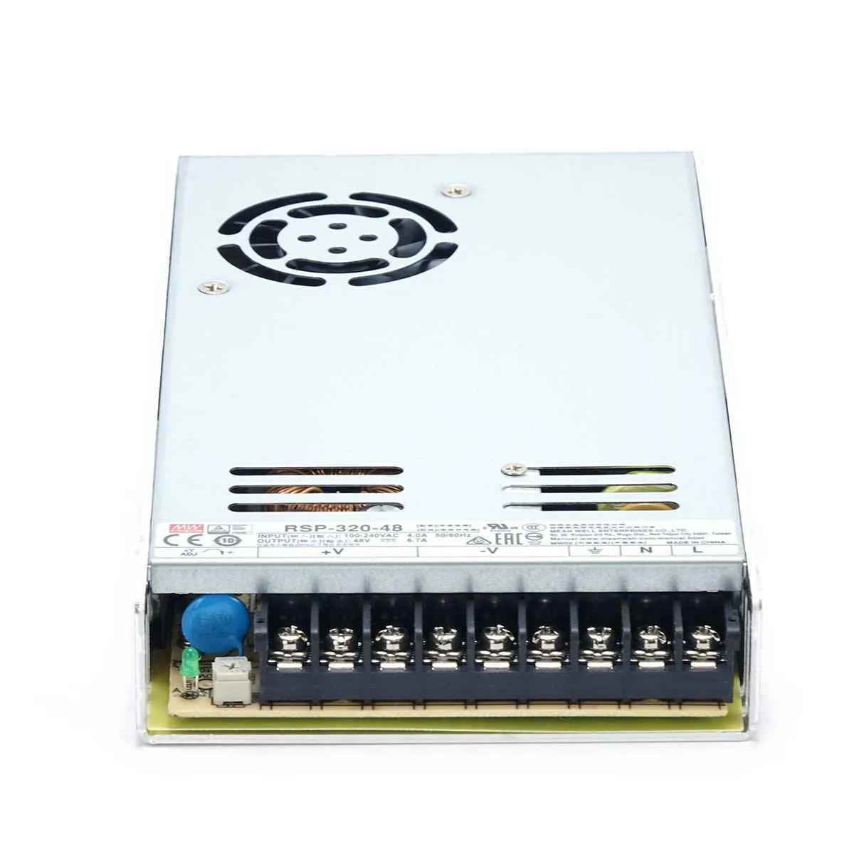 Mean Well 320W Single Output Enclosed Ac-Dc Power Supply 48VDC | RSP-320-48