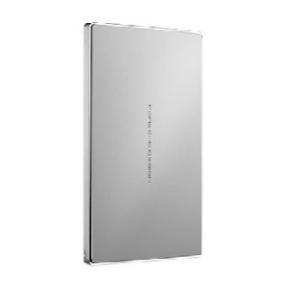 LaCie 1TB Lacie Porsche Design External Mini HDD (Silver, Incl: Usb 3.0 Type-C, And, Usb 3.0 Type-C To Type-A Cables) (Oem Packaged/Not Retail)