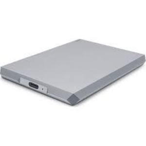LaCie 2TB LaCie Mobile, Usb 3.1, Type-C, Moon Silver, External Mobile Drive (Oem Packaged/Not Retail)