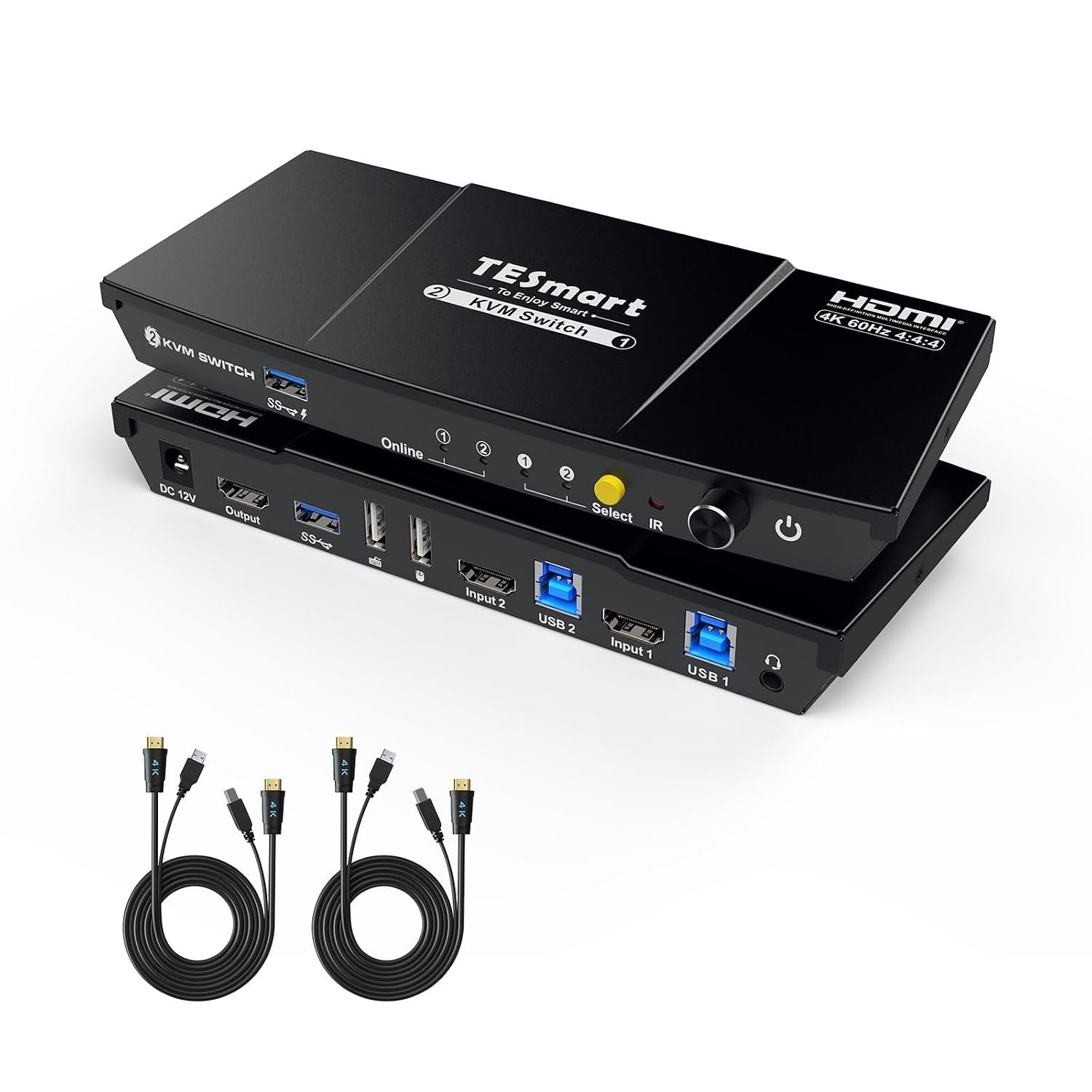 TESmart USB 3.0 HDMI KVM Switch