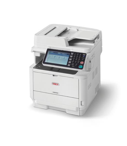 Oki MB562DNW Mono A4 45PPM Network Wirelss Airprnt PCL PS Dup Adf 630 Sheet Options 4-In-1 MFP