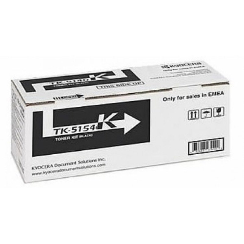 Kyocera TK-5154K Black Toner Kit (12,000 Yield @ Iso)