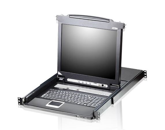 Aten (Cl5708n-Ata-Au) Single Rail 8P Ps/2-Usb LCDKVMP 19Inch W/Usa Kb/Au