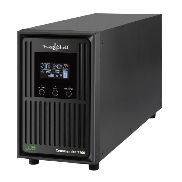 PowerShield Commander 1100Va / 990W Line Interactive Pure Sine Wave Tower Ups With Avr. Telephone / Modem