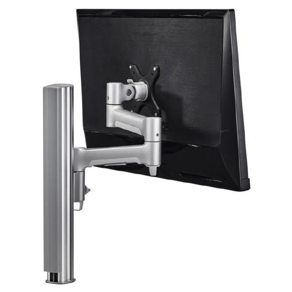 Atdec Awm Single Monitor Arm Solution - 460MM Articulating Arm - 400MM Post - Bolt - Black