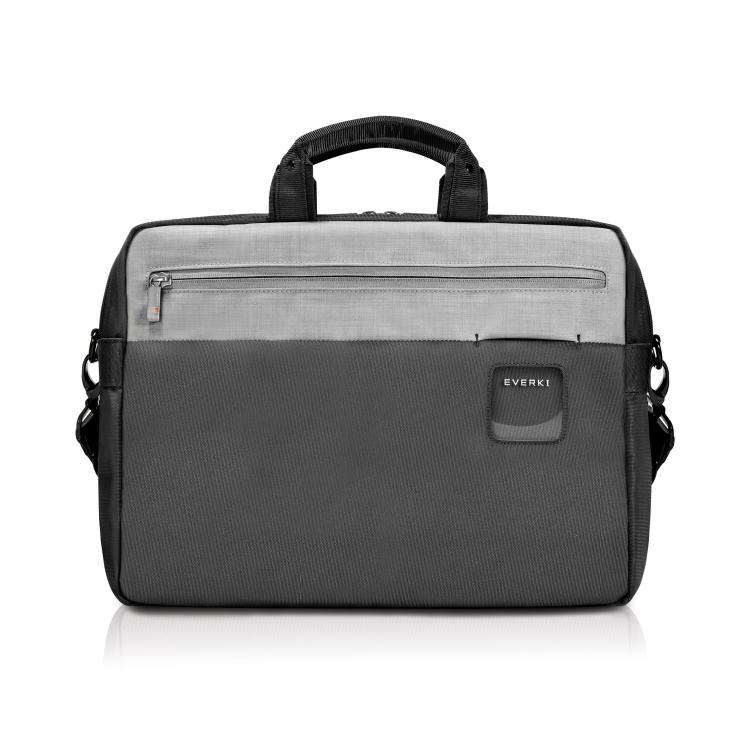 Everki ContemPRO Commuter Laptop Bag Black Briefcase, Up To 15.6" With Dedicated Tablet/iPad/Pro/Kindle Compartment Up To 13"