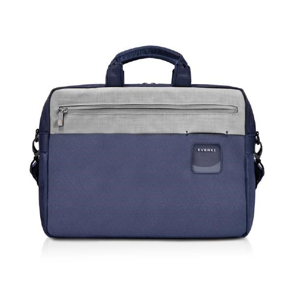 Everki ContemPRO Commuter Laptop Bag Navy Briefcase, Up To 15.6" With Dedicated Tablet/iPad/Pro/Kindle Compartment Up To 13"