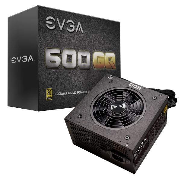 Evga 600 GQ, 80+ Gold 600W Semi Modular, Evga Eco Mode, 5 Year Warranty, Power Supply 110-GQ-0600-V4 (Au)
