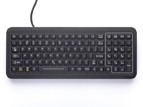 iKey SLP-101 Full-Size Panel Mount Keyboard With Backlighting