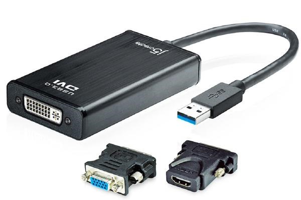 J5create Jua330u Usb 3.0 Dvi Display Adapter With Vga And Hdmi Adapters
