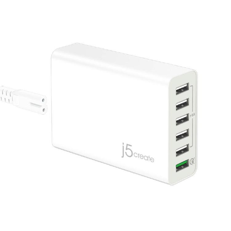 J5Create Jup60 6-Port Usb QC3.0 Super Charger